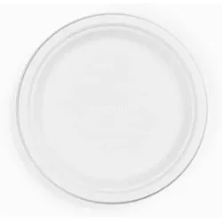 Ekoe kompostierbare Dessertteller aus Zellstoff 18 cm 125 Stk