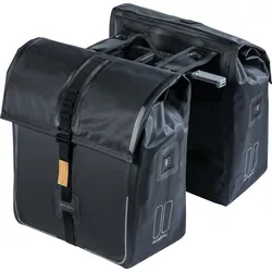 Basil Urban Dry Doppeltasche 50 l schwarz matt black MIK 2.0