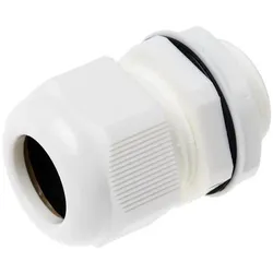 RS PRO, Kabelverbindung, round topCable GlandM25 x 1.5 White IP68