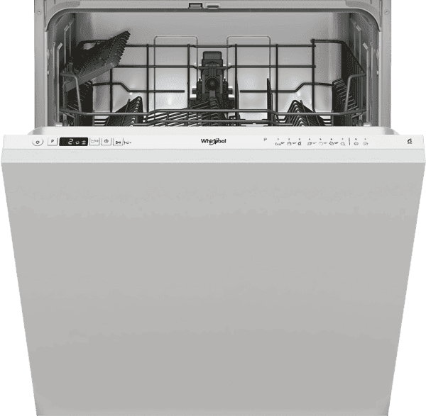 Lavavajillas integrable - Whirlpool W2I HD526 A, 14 cubiertos, 9 programas, 60 cm, Tecnología 6TH SENSE, Multi Zone, Sin panelar