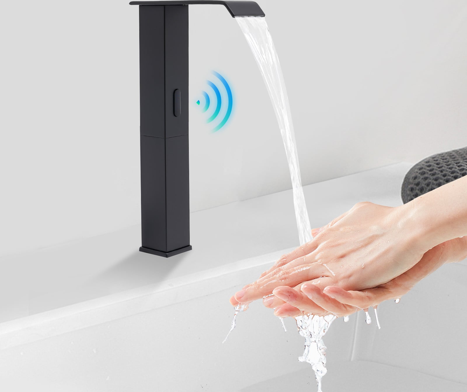 Easybuy Infrarood Sensorkraan Zwart voor Badkamer, Keuken of Bar