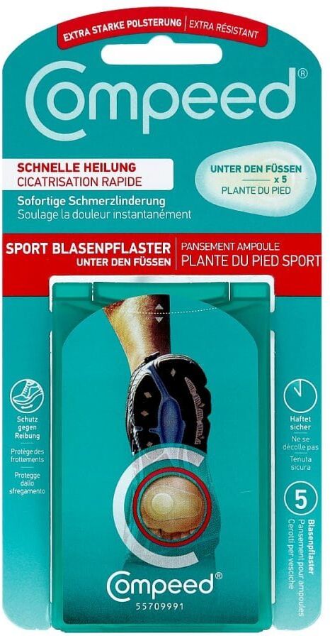 Compeed Blasenpflaster unter den Füssen