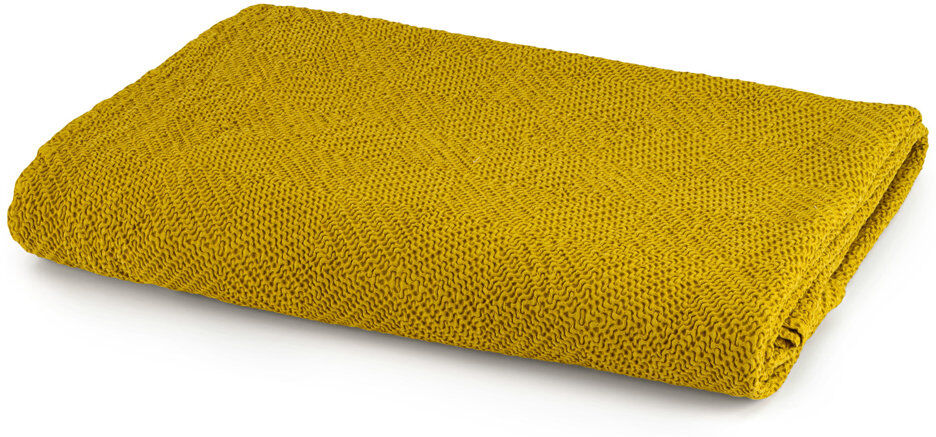 Brayden Studio Kautz Cotton Bedspread Ochre 160 x 190 cm