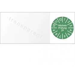 Dreifke® Kabelprüfplakette Nächste Prüfung 2029, Folie, 60x25 mm, 10 Stück/Bogen