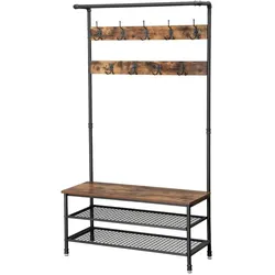 Kompaktgarderobe   ¦ braun ¦ Maße (cm): B: 100 H: 182