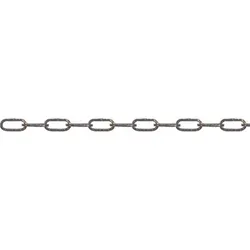 Zierkette 1629 Stahl-brüniert 3x3 Rolle 20m(170x93)