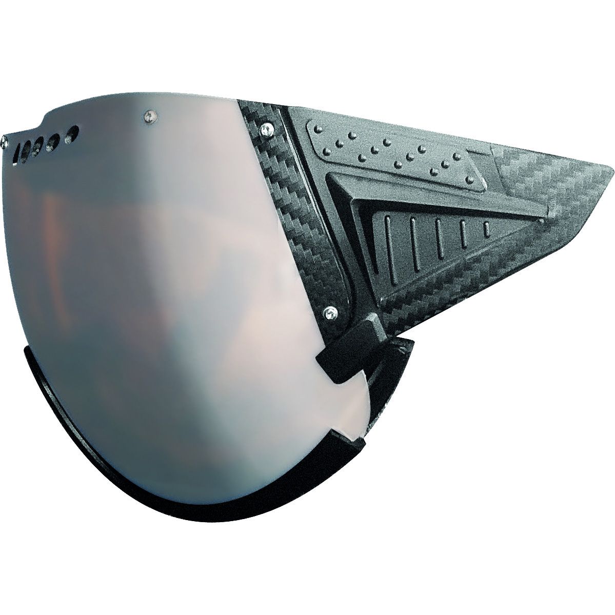 Casco SNOWmask 2 Visier Carbonic silber mirror - S