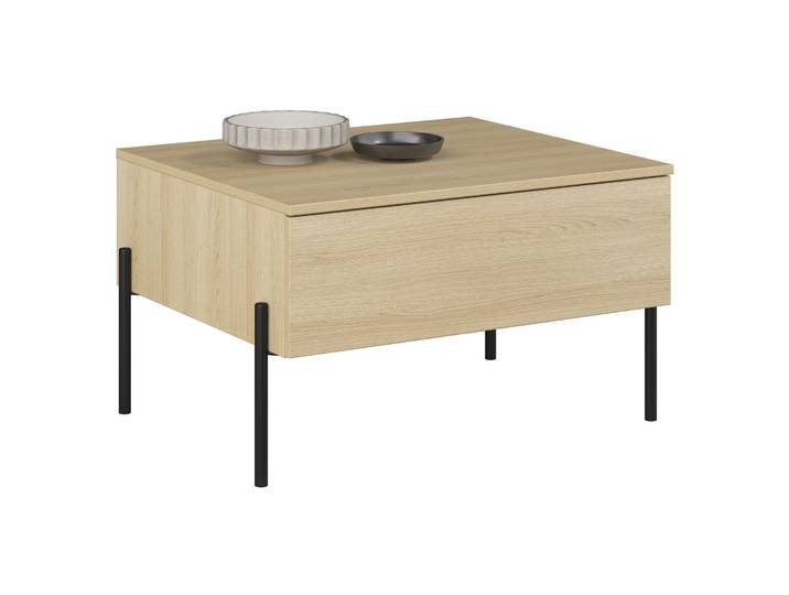 Ore Couchtisch mit Schublade 70x60 cm Lindberg-Eiche