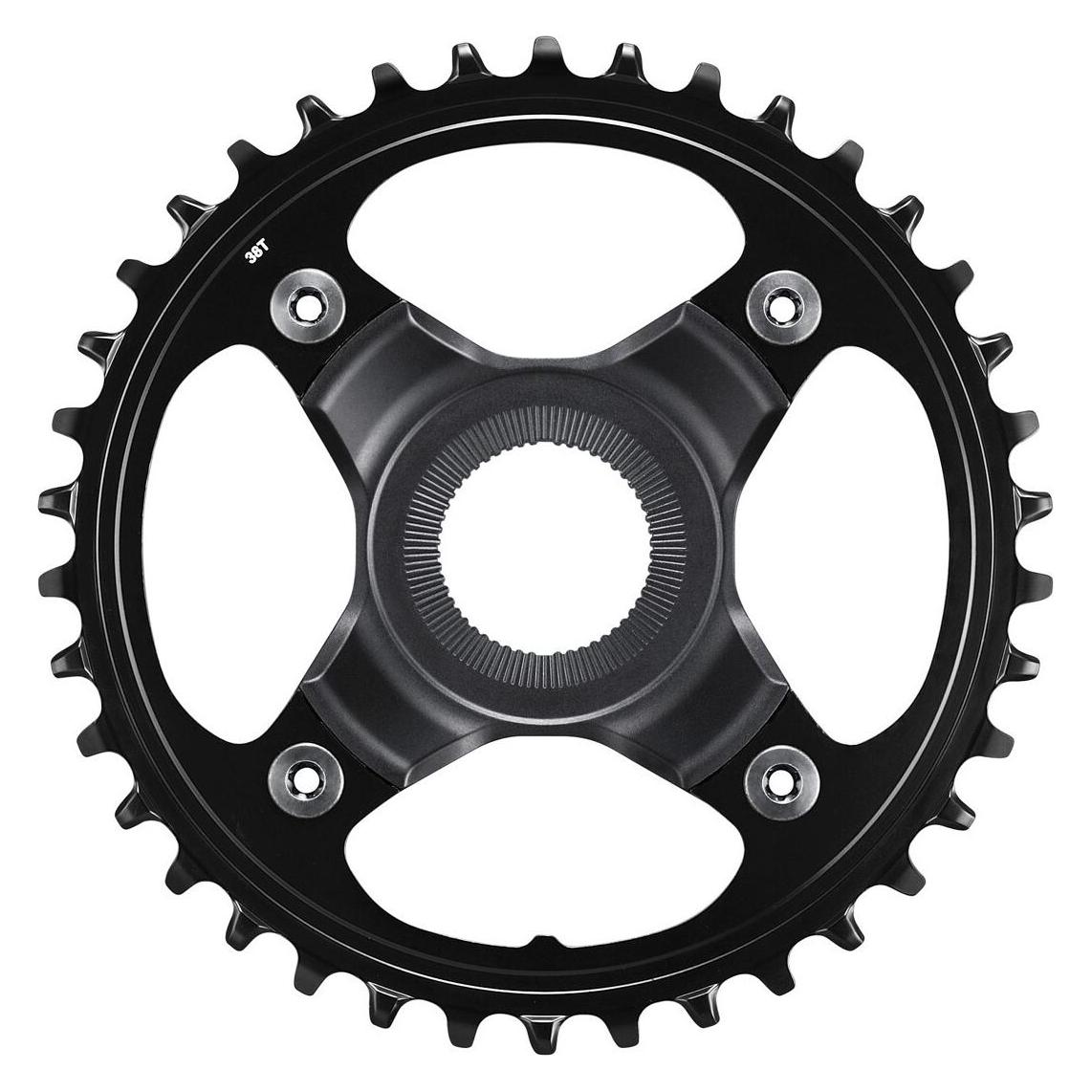 Shimano Kettenblatt STEPS SM-CRE80 34 Zä B55 mm Kettenlinie schwarz (34) (ISMCRE80B55A4XL)