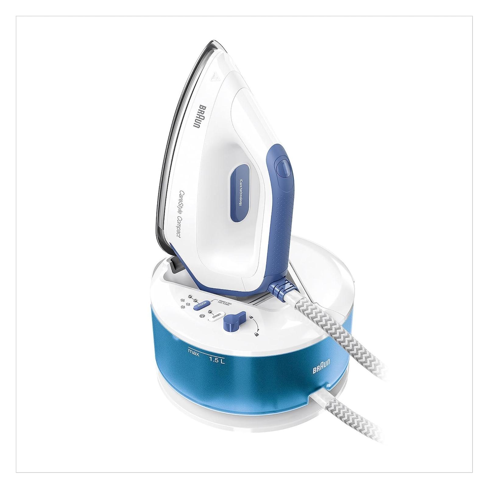 Braun Compact IS 2143, Blau, Single (2400 W, 420 g/min) (0128804001)