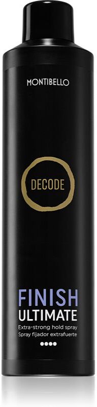 Montibello Decode Finish Ultimate Spray laque cheveux fixation extra forte anti-humidité 400 ml