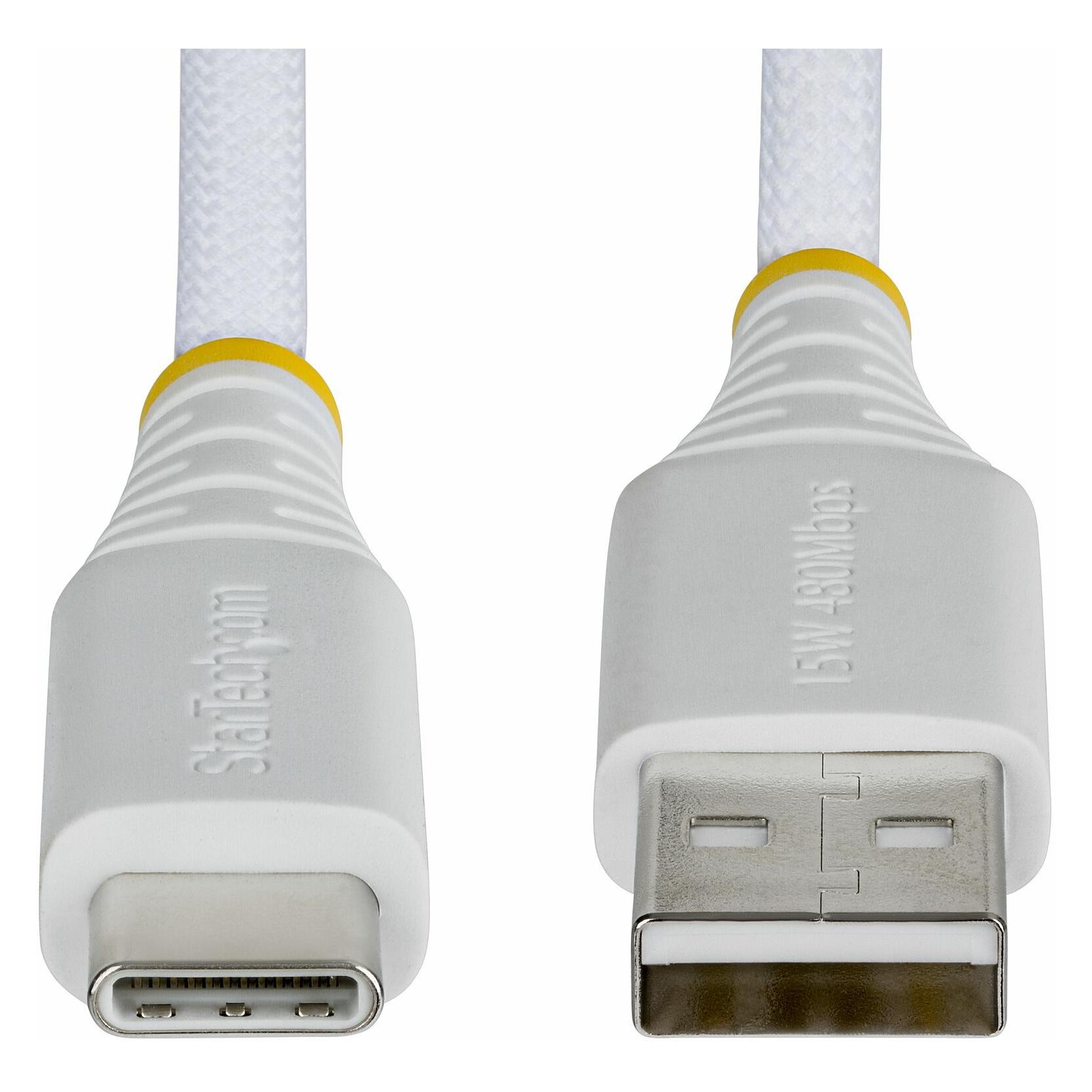 StarTech USB A - USB C (3 m, USB 2.0, 15 W) (USB2AC3MBRWH)