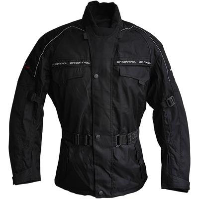 Motorradjacke ROLEFF "Reno" Gr. XXL, schwarz, Jacken, XXL, Obermaterial: 100% Polyester, mit Protektoren, 4 Taschen, 3 Belüftungslöcher