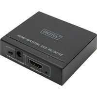 4K HDMI Splitter, 1x2 schwarz