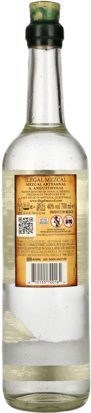 Ilegal Mezcal Joven Special Edition 40% Vol. 0,7l