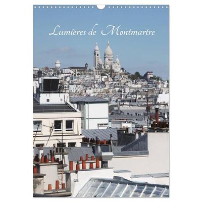 Lumières de Montmartre (Calendrier mural 2027 DIN A3 horizontal), CALVENDO calendrier mensuel