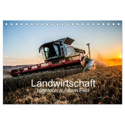 Landwirtschaft - Hightech auf dem Feld (Tischkalender 2027 DIN A5 quer), CALVENDO Monatskalender