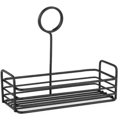 Stalgast Gewürzständer, schwarz, 195x86x180 mm (BxTxH)