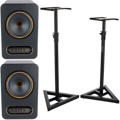 Tannoy Gold 8 Stand Bundle Schwarz