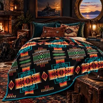 Pendleton 51105 Chief Joseph Black Blanket