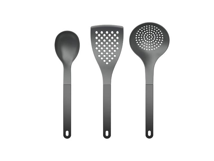 Kochbesteck-Set Rosti Optima , schwarz, Nylon, Kochbesteck-Sets, Kochbesteck-Set, 3-teiliges Küchenhelfer-Set aus hitzebeständigem Nylon