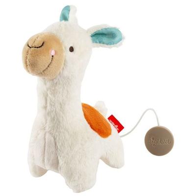 Sigikid 43451 - Mini Spieluhr Lama (Melodie mit vier Wiegenliedern), 16 cm