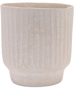 "Recycled Paper Chalk Vase 7.5""H by Melrose in Beige"