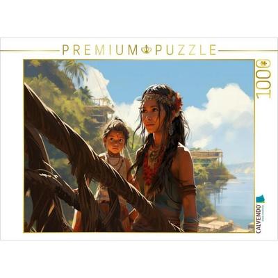 CALVENDO Puzzle Kinder der alten südamerikanischen Hochkulturen - Maya Inka | 1000 Teile Lege-Größe 64x48cm Foto-Puzzle für glückliche Stunden