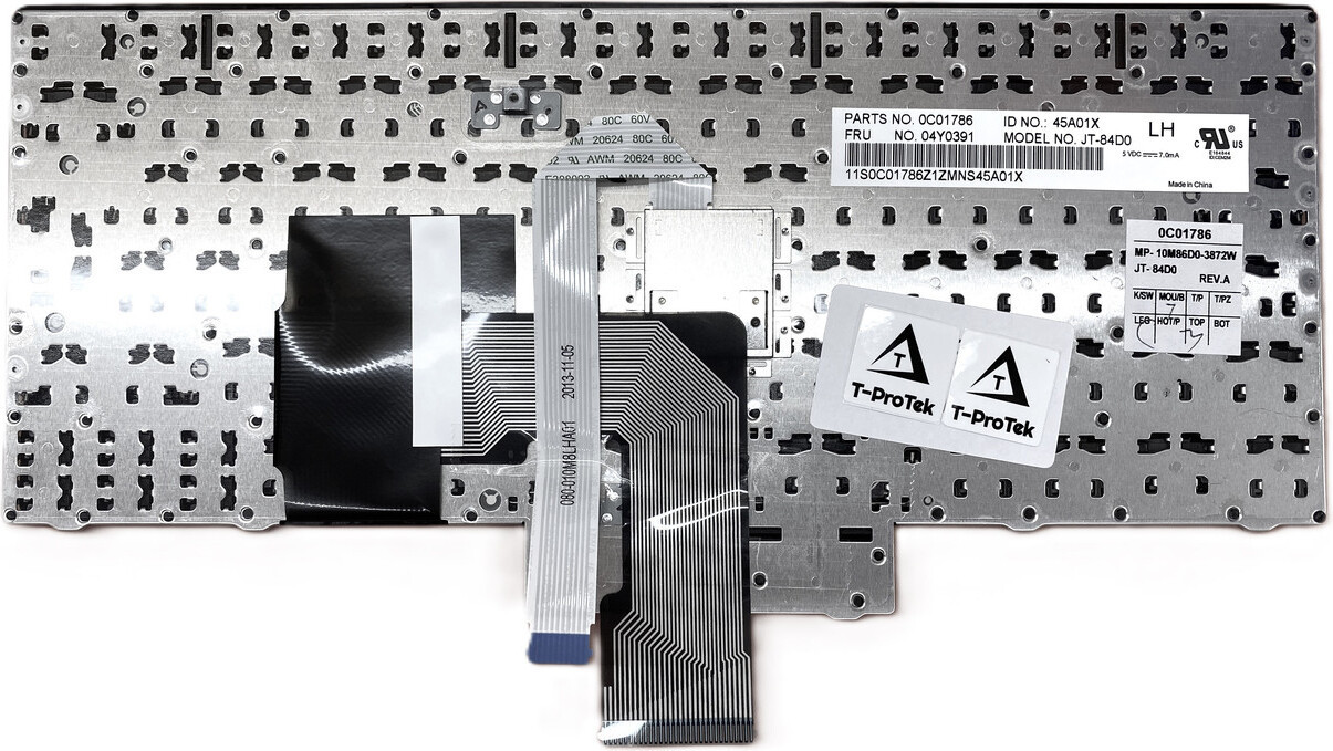 T-ProTek Zwart toetsenbord met muispad compatibel met AELI3G01010