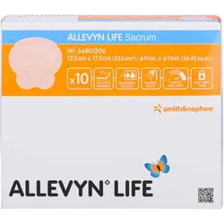 Allevyn Life Sacrum Klein Silikonschaumverband 10 ST