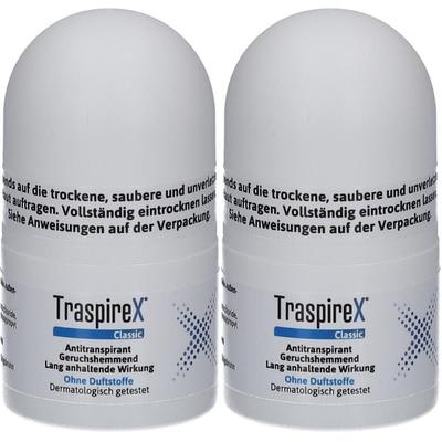 Traspirex Classic Deo-Roller 2x 2x20 ml Körperpflege