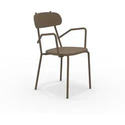 Stapelbarer Outdoorsessel Fox corten CO