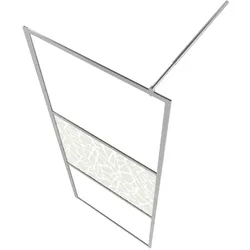 vidaXL, Duschkabine + Duschwand, Radorilla (Transparent) (195 cm, 100 cm, 195 cm)