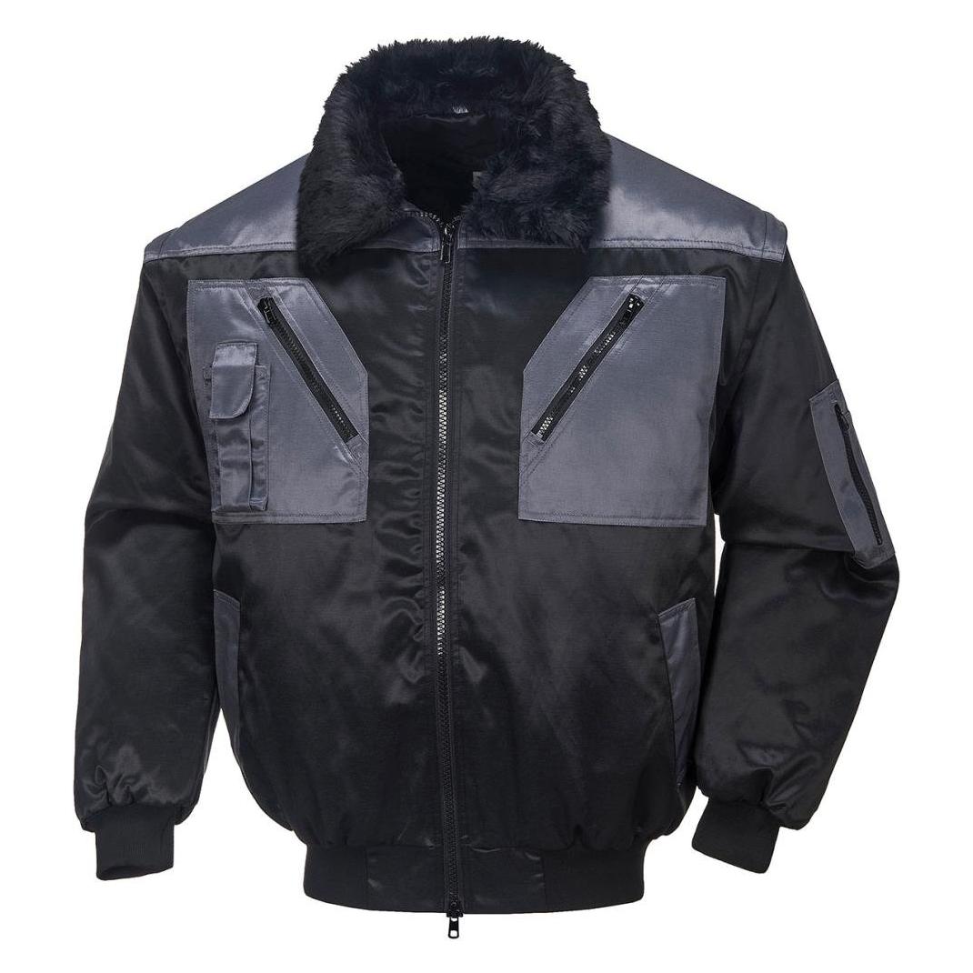 Magni FORTIS Pilotenjacke Achim schw./anthr,Gr. M (M) (4317784732871)