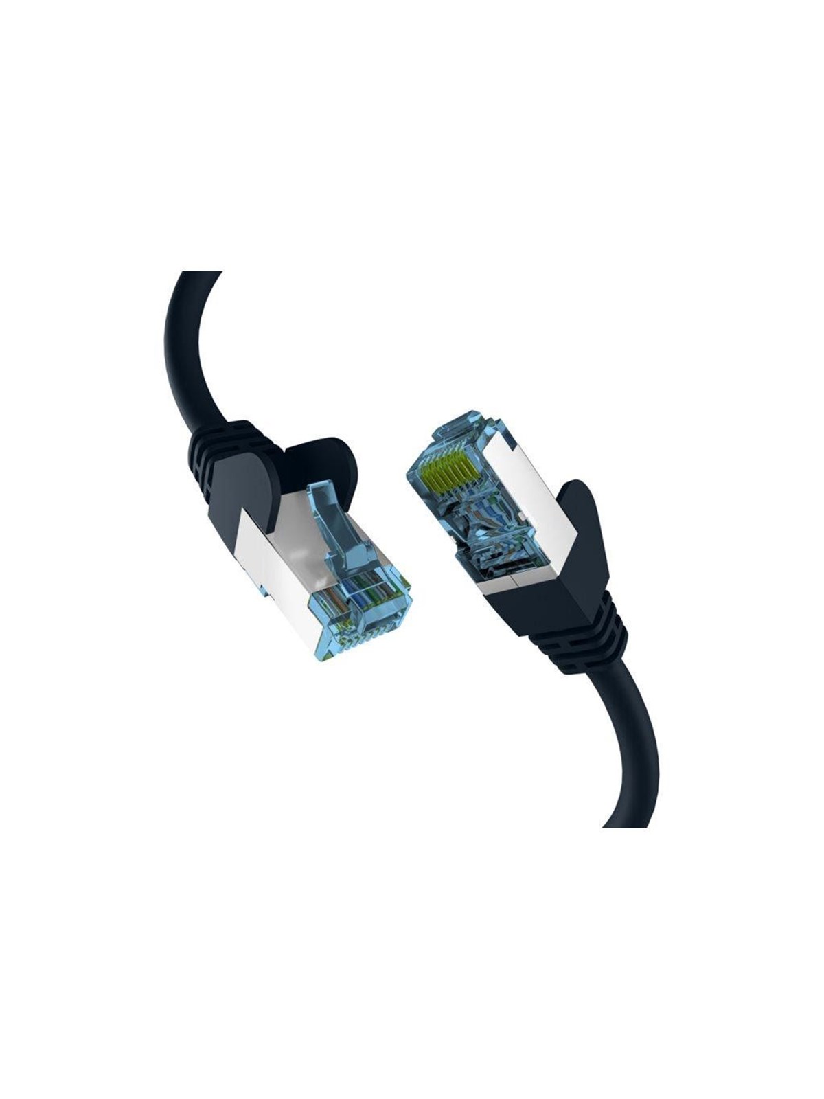 M-CAB EFB-Elektronik patch cable - 15 cm - black - Schwarz - 0.1m