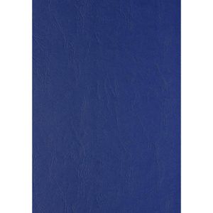 Clairefontaine Deckblätter 2713c Text & Cover, A4, Lederkarton, saphirblau, 270 g/m², 100 Stück