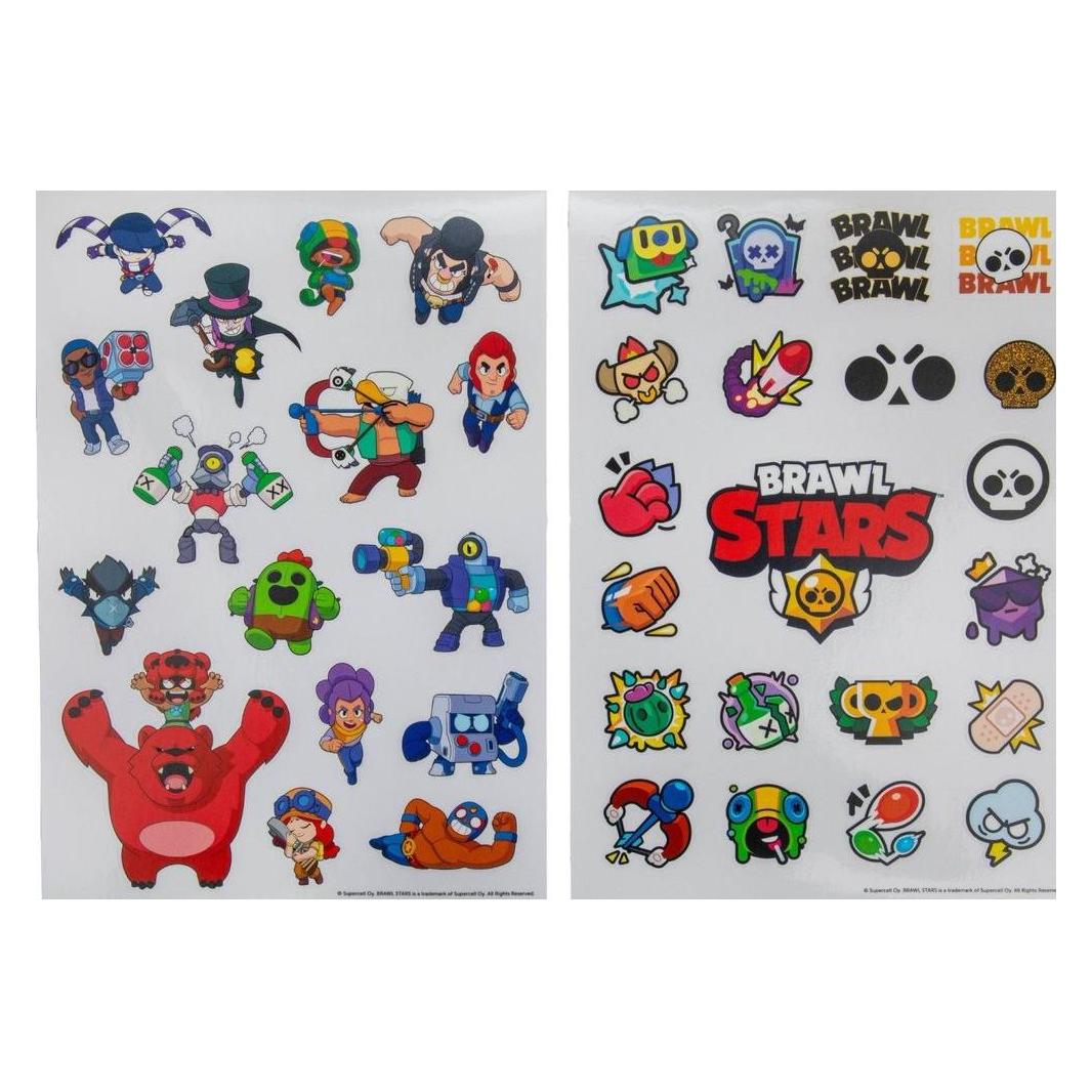 Cinereplicas Brawl Stars Sticker 4-Piece Set (37 Sticker) (70453)