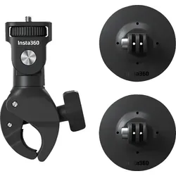 INSTA360 Motorrad-Bundle, Klemmhalterung, Schwarz