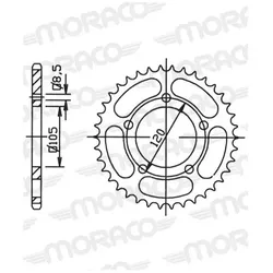 Supersprox, Motorrad Zubehör, 50-12006-51