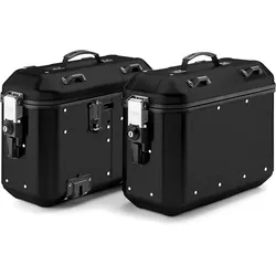 Givi Trekker Dolomiti 36L, Kofferset Monokey - Schwarz - 2 x 36 l