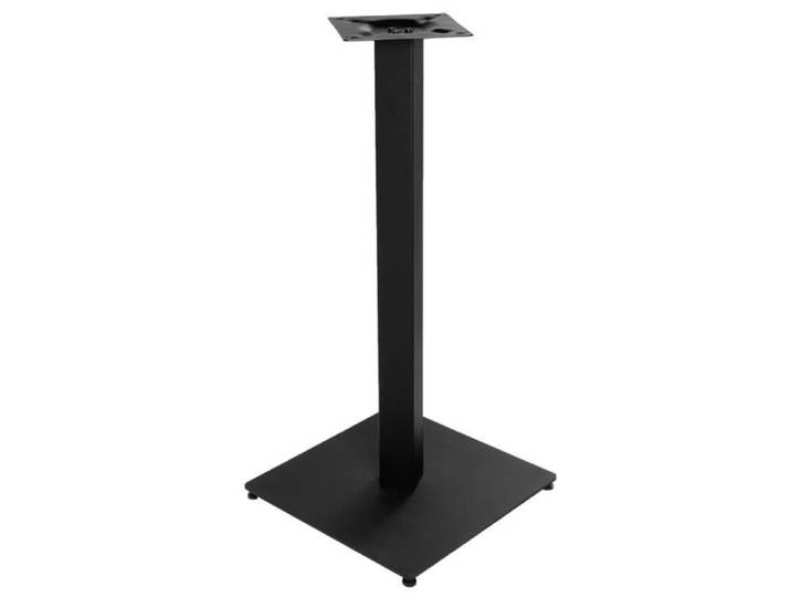 Pied table de bar bistro Livin24 Sven - Métal noir - 45x45x105 cm