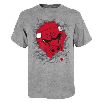 Outerstuff Breakthrough SS CTN Tee NBA JR T-Shirt (JR M, Chicago Bulls) (M) (Outerstuff)