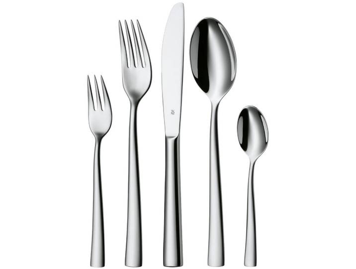 WMF Besteckset Philadelphia, Edelstahlfarben, Metall, 30-teilig, rostfrei, Besteck, Besteck-Sets