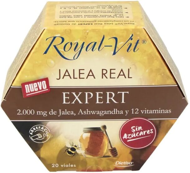 Dielisa Royal Vit Geleia Real Expert Sem Açúcar 20 Frascos