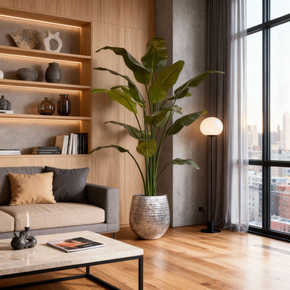 Maxifleur Traveller kunstpalm deluxe, 165 cm