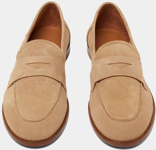 JONAK Mocassins cuir velours Thelma, fabriqués en Europe
