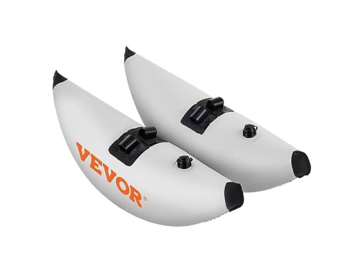 VEVOR Kit de Système de Stabilisateur de Flotteur 2\,1-2\,4 m Stabilisateur de PVC de Kayak Dégonfler et Gonfler Facilement Canoë Stabilisateur pour Le Kayak Le Canoë la Navigation de Plaisance Pêche