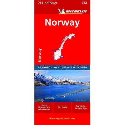 Michelin Norwegen, Karte von Michelin, Michelin, 978-2-06-725963-8