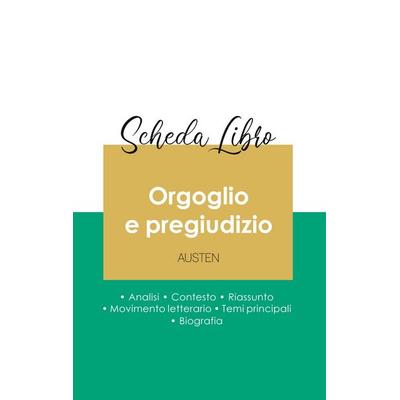 Scheda libro Orgoglio e pregiudizio di Jane Austen (analisi letteraria di riferimento e riassunto completo), Taschenbuch von Jane Austen, Paideia