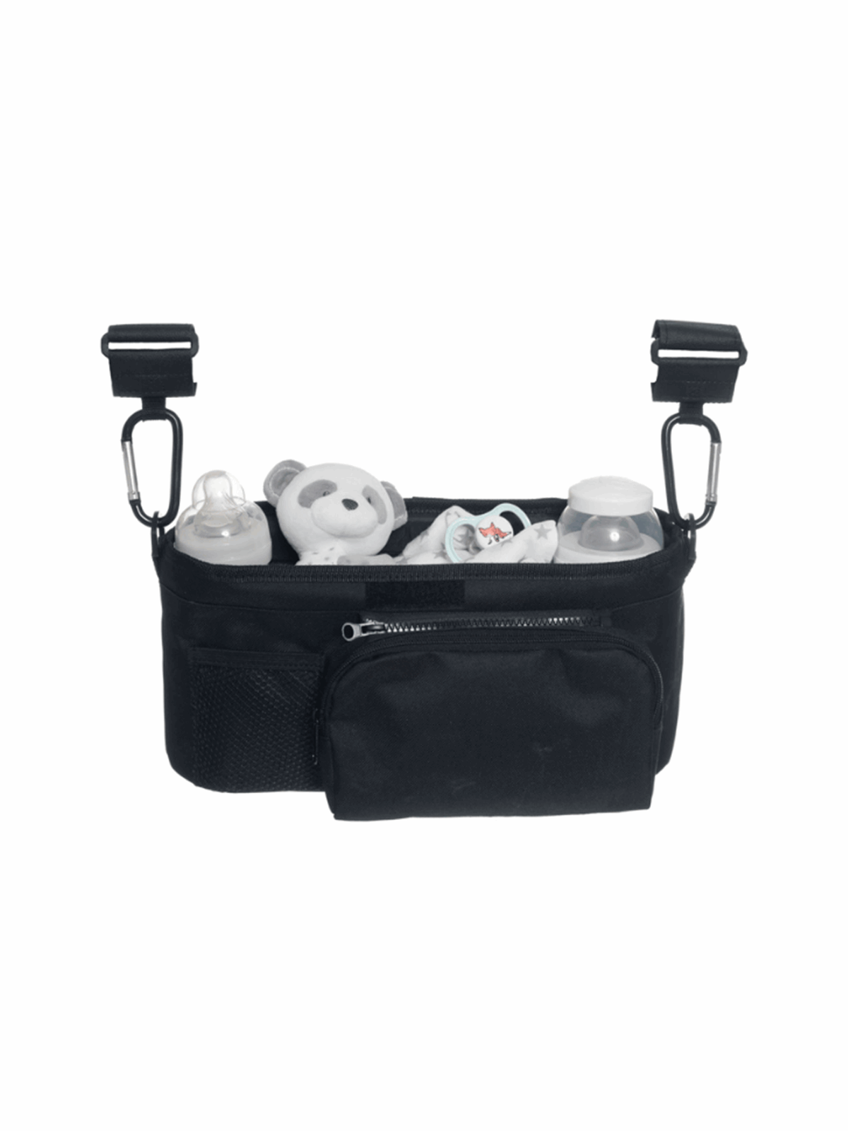 Fresh Kid Stroller Organizer Deluxe 3-in-1 black